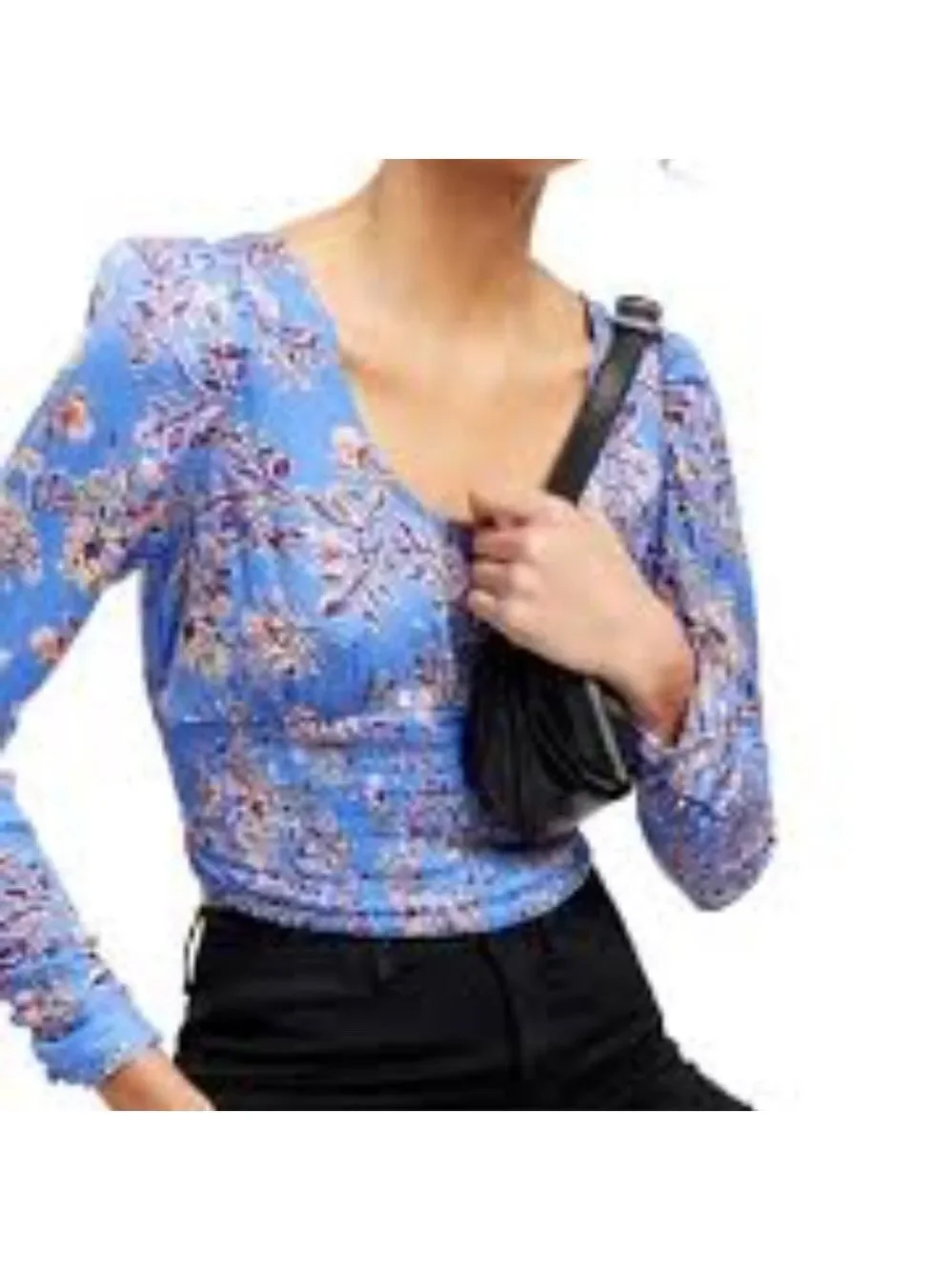 Free People Santiago Print Blouse